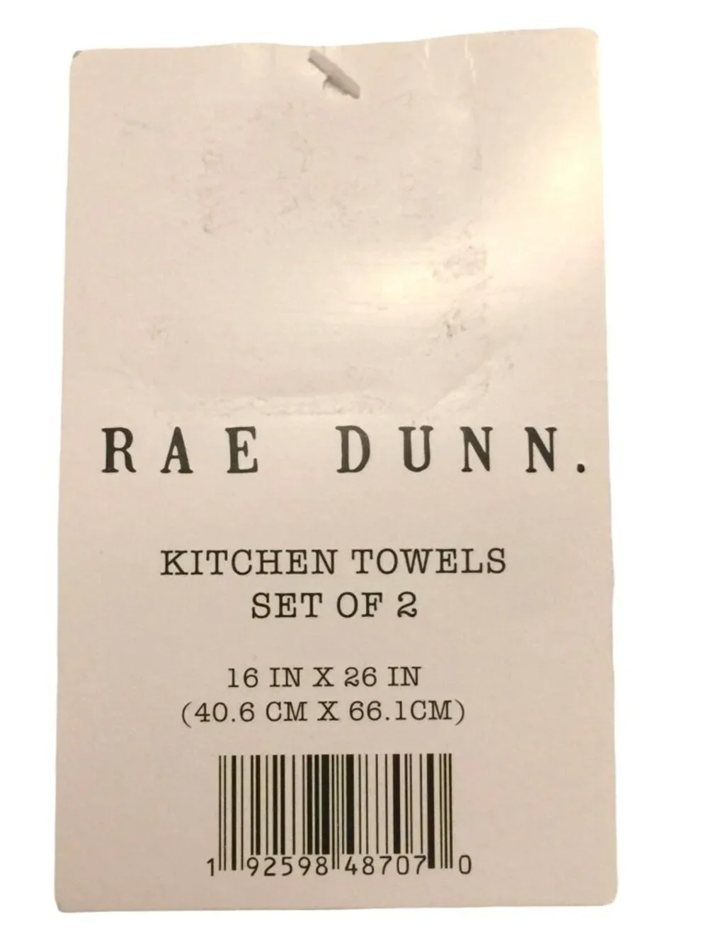 Rae Dunn LET LOVE GROW. Sunflowers White Kitchen Towels Set of Two